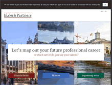 Tablet Screenshot of blakeandpartners.com
